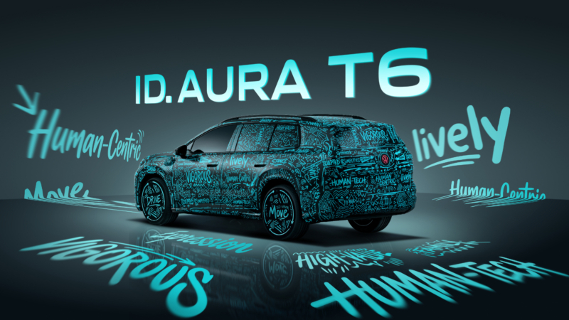 Volkswagen раскрывает удостоверение личности. Электрический внедорожник Aura T6 с технологией Xpeng