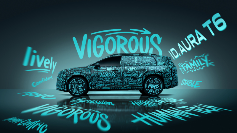 Volkswagen раскрывает удостоверение личности. Электрический внедорожник Aura T6 с технологией Xpeng